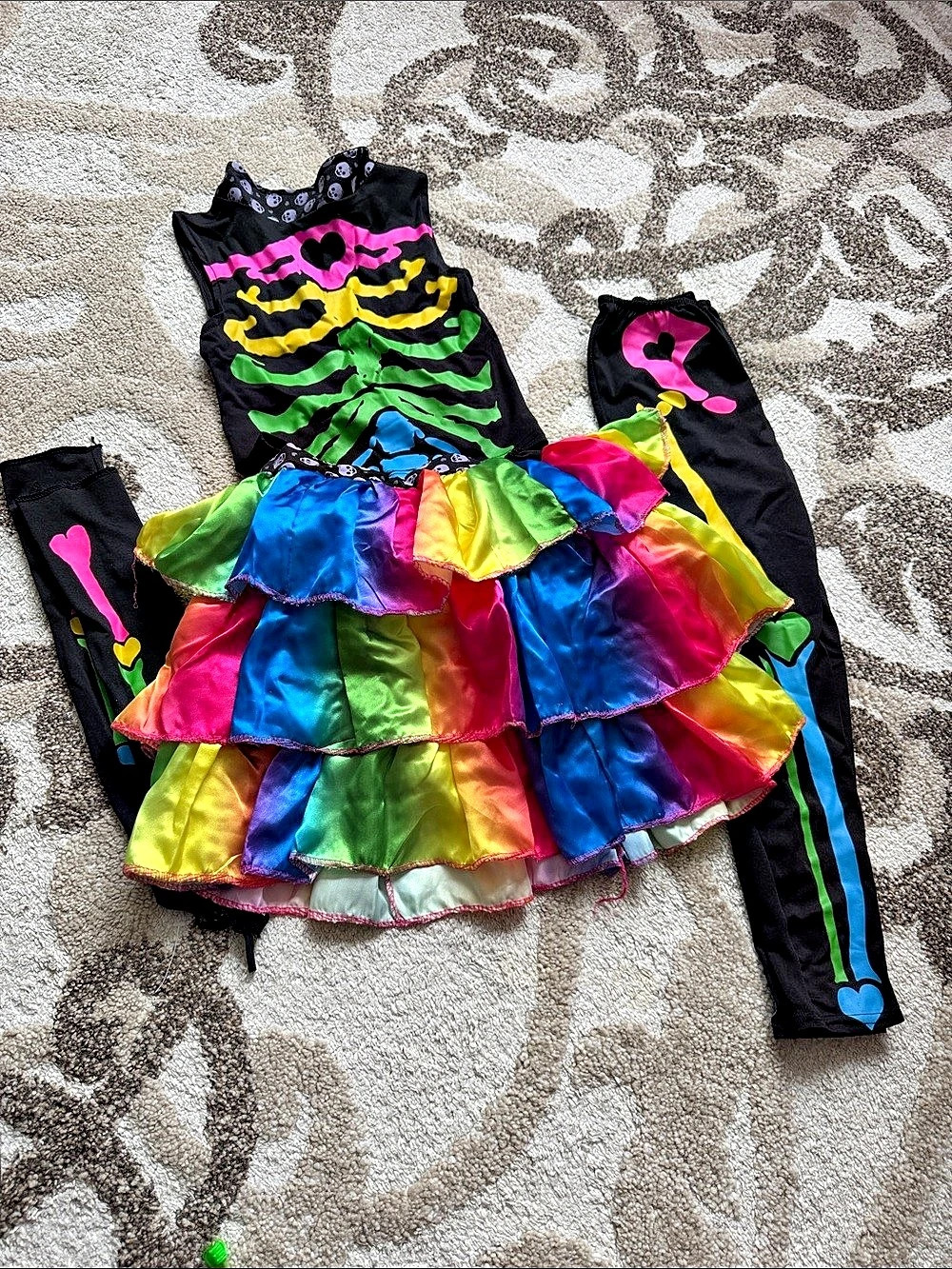 Disney Girls Multicolor Halloween Costume Size Small(5-7)yo